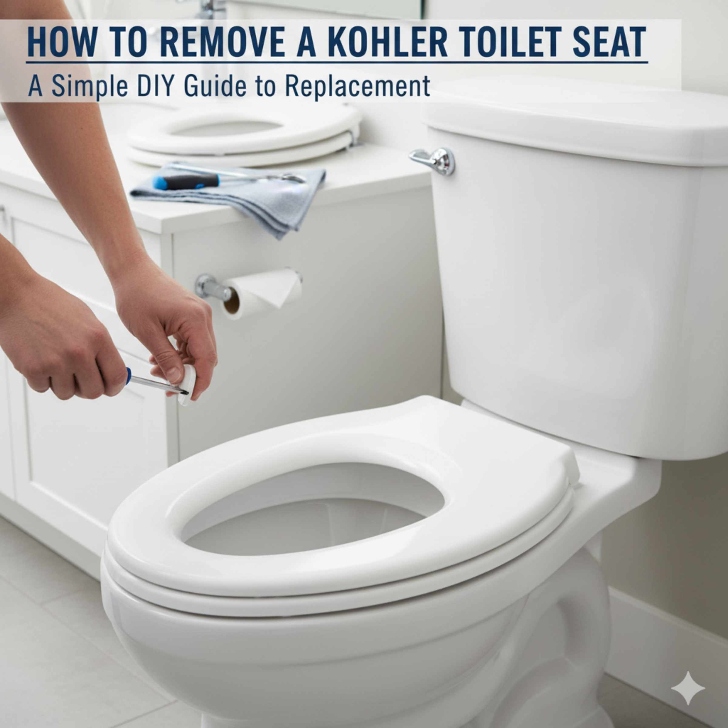 How to Remove a Kohler Toilet Seat