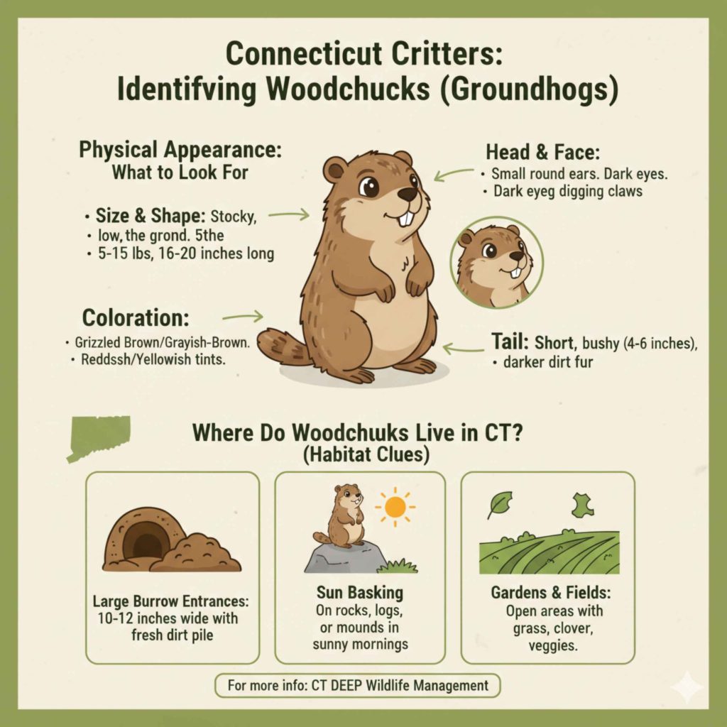Identifying Woodchucks (Groundhogs) in Connecticut