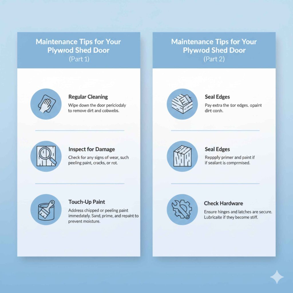 Maintenance Tips for Your Plywood Shed Door