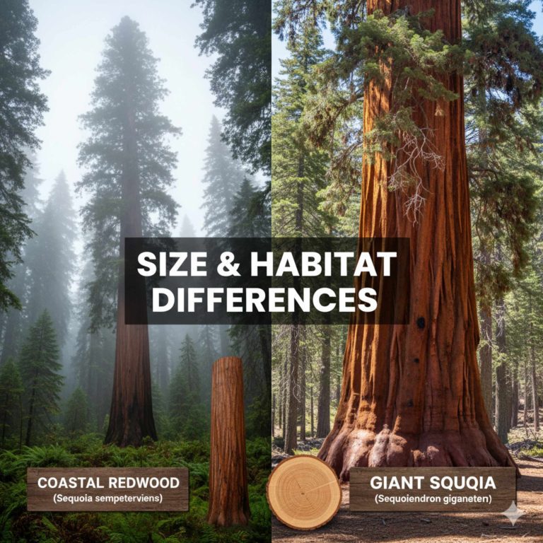What Is The Difference Between A Redwood And Sequoia