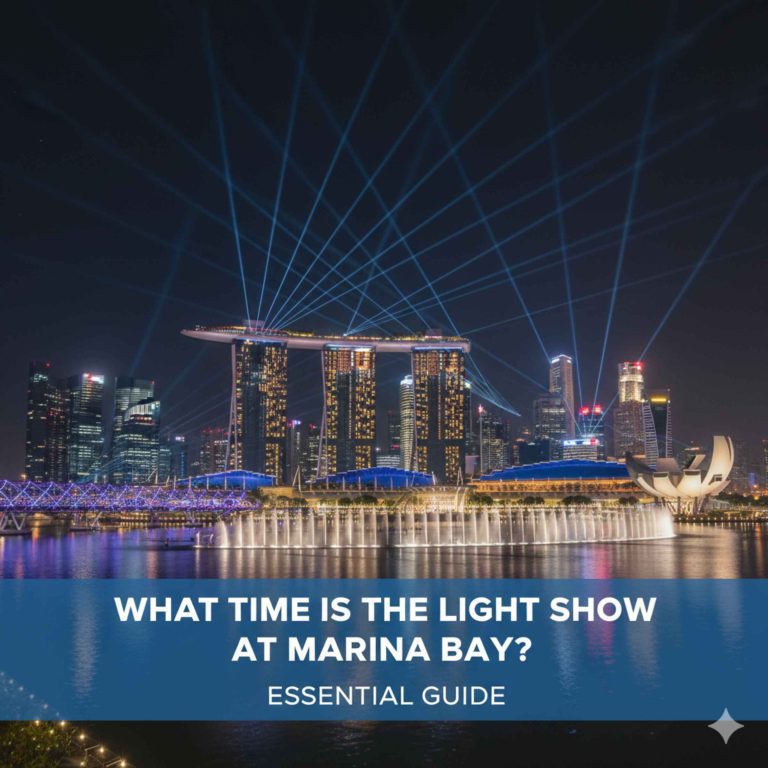 What Time Is The Light Show At Marina Bay