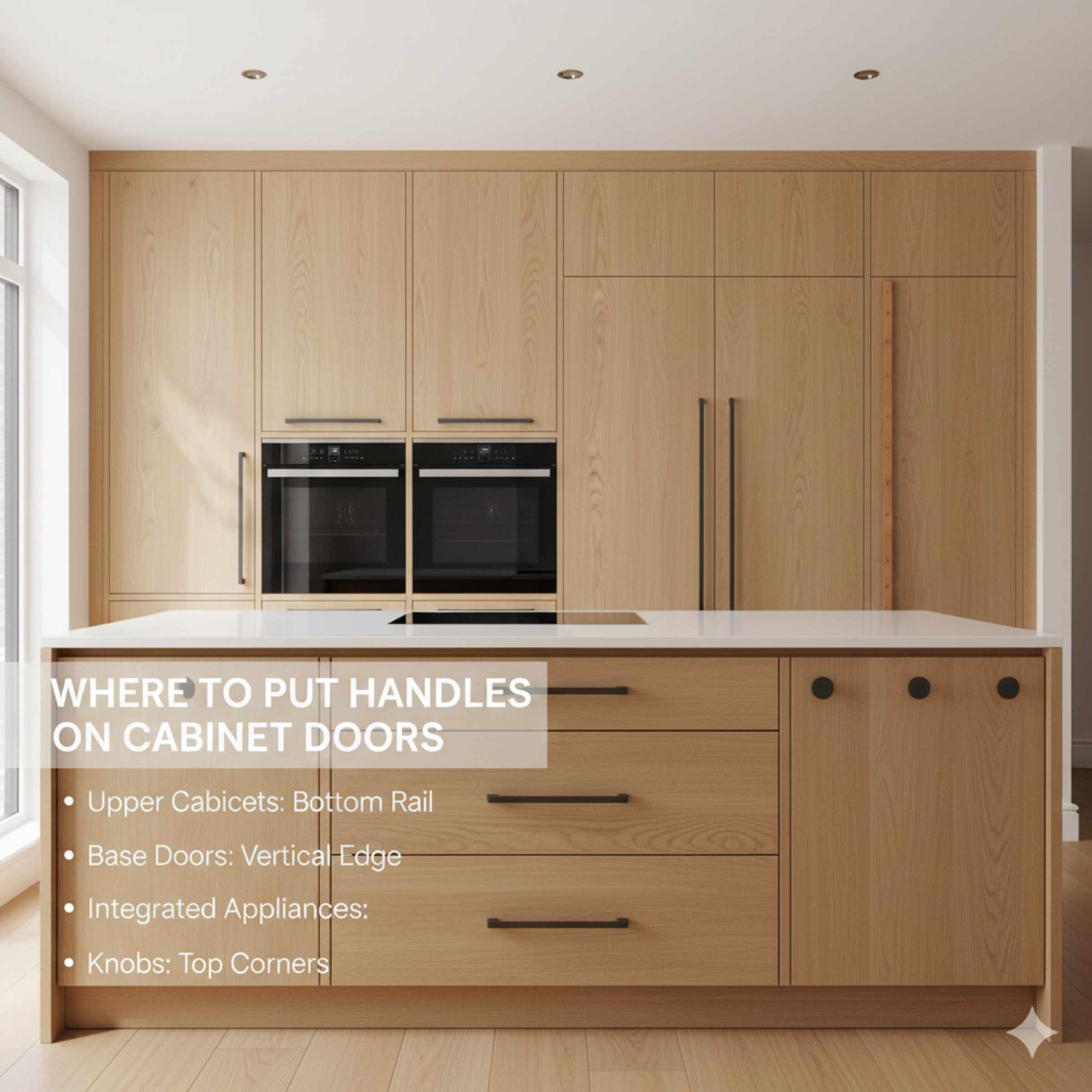 Where to Put Handles on Cabinet Doors