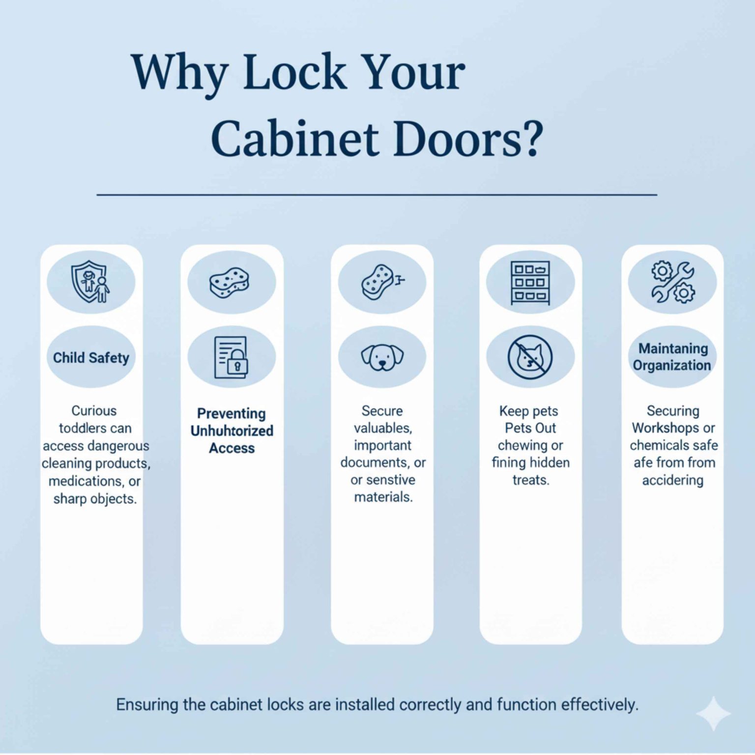 How To Lock Cabinet Doors: Essential Guide