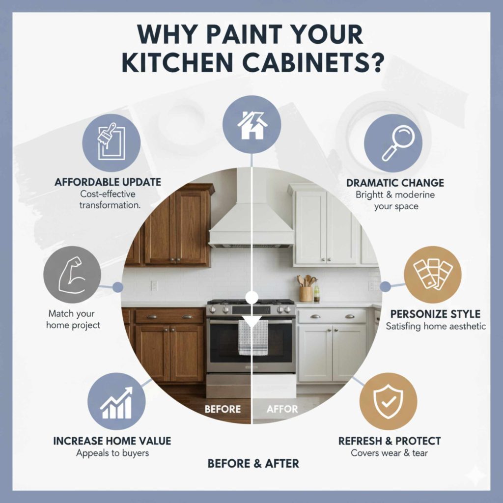 Why Paint Your Kitchen Cabinets?