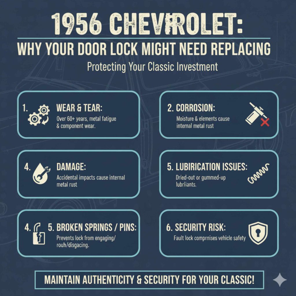Why Your 1956 Chevrolet Door Lock Might Need Replacing