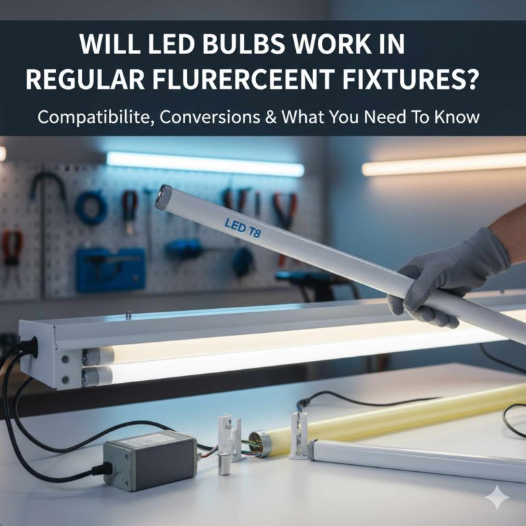 Will LED Bulbs Work in Regular Fluorescent Fixtures?