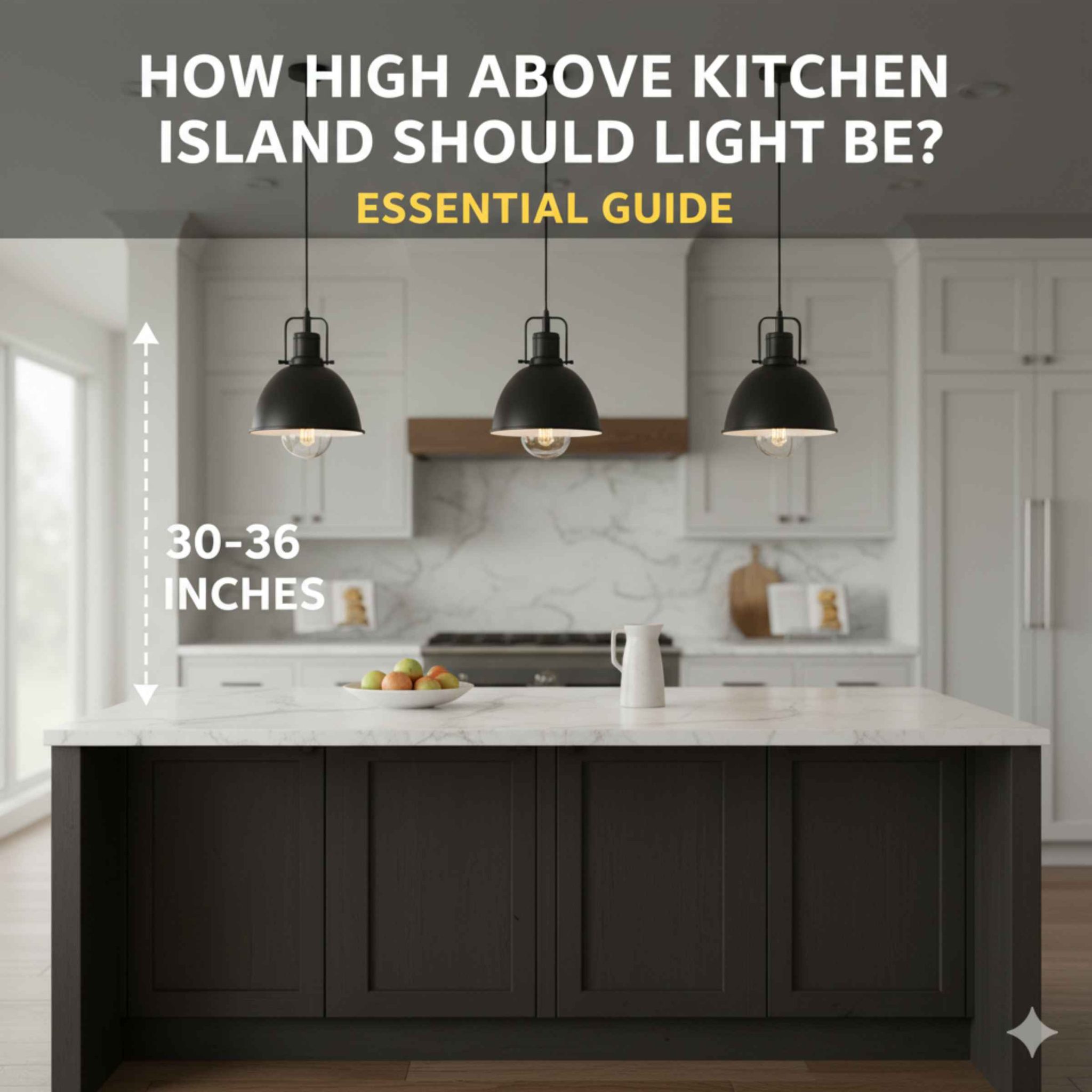 How High Above Kitchen Island Should Light Be: Essential