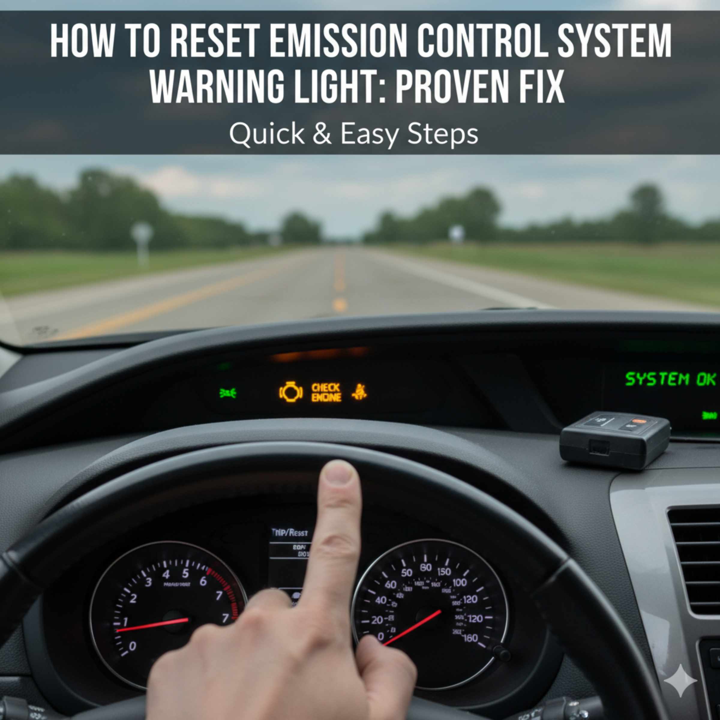How To Reset Emission Control System Warning Light