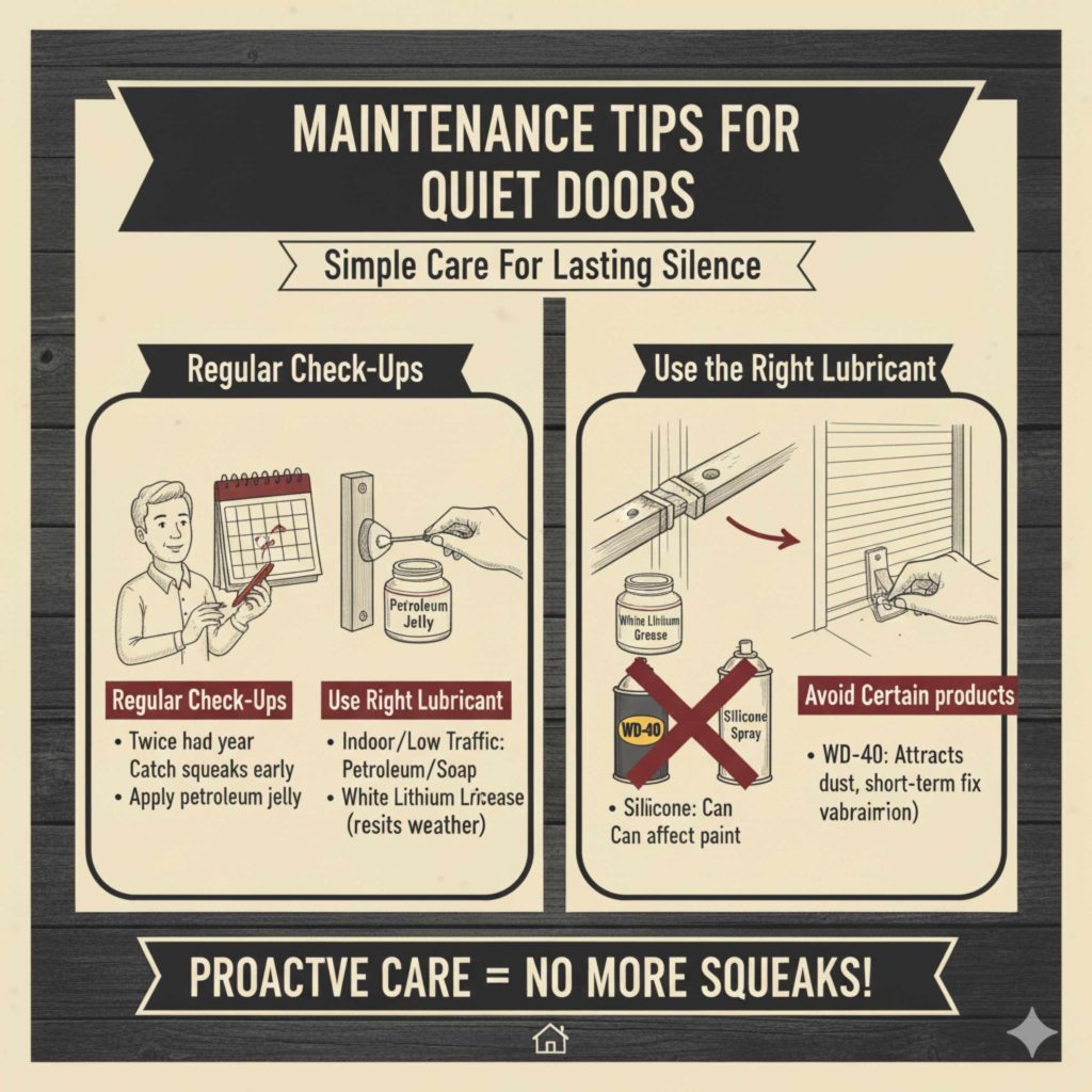 Maintenance Tips for Quiet Doors