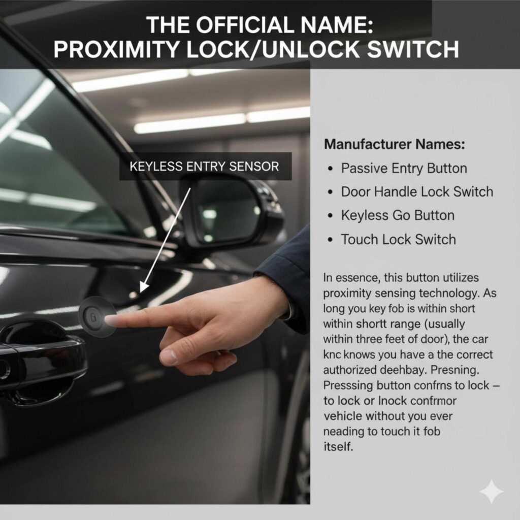 Proximity Lock/Unlock Switch