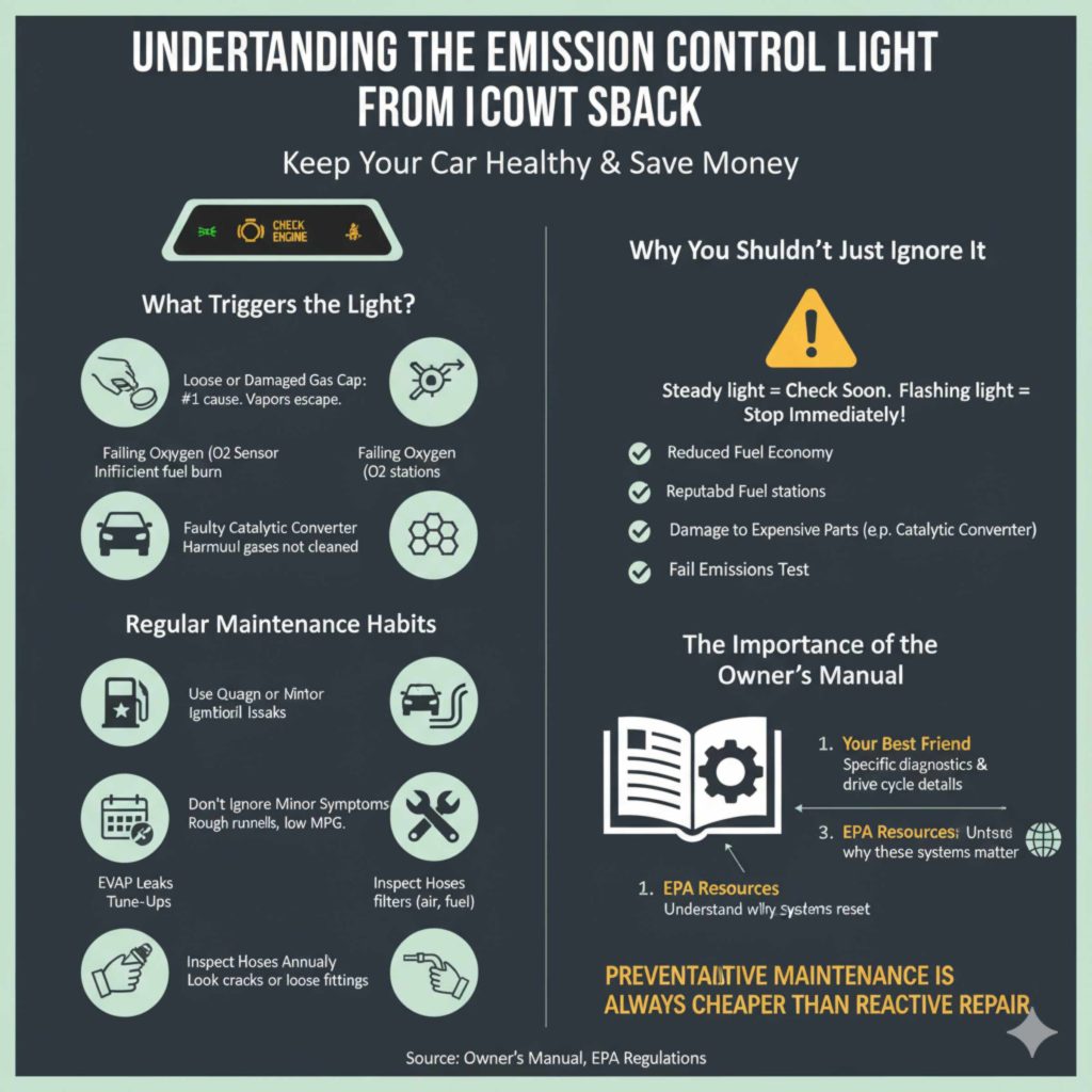 Understanding the Emission Control System Light