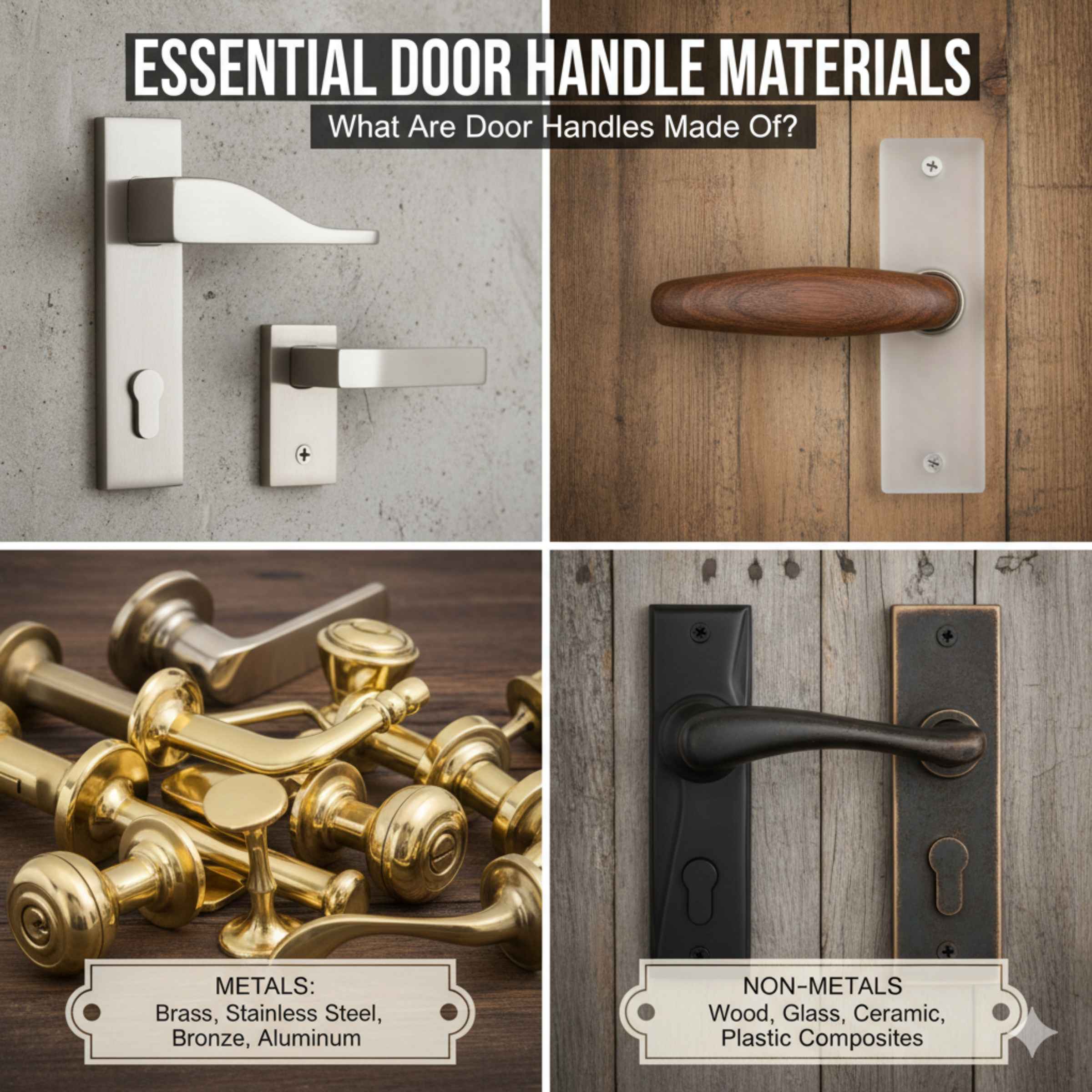 What Are Door Handles Made Of