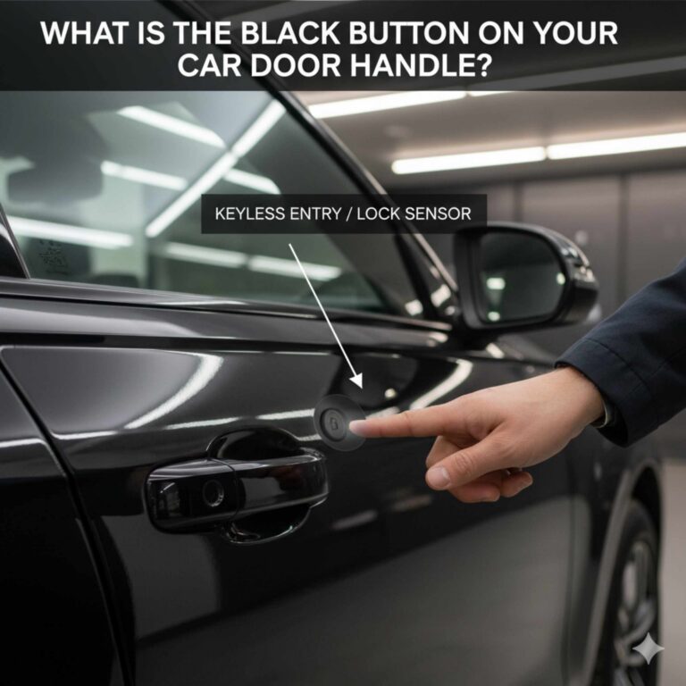What Is The Black Button On Car Door Handle