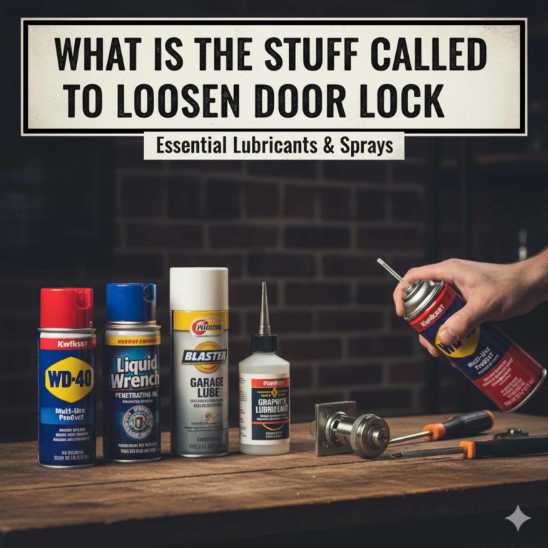 What Is The Stuff Called To Loosen Door Lock