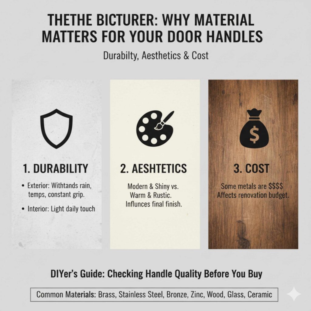 Why Material Matters for Your Door Handles
