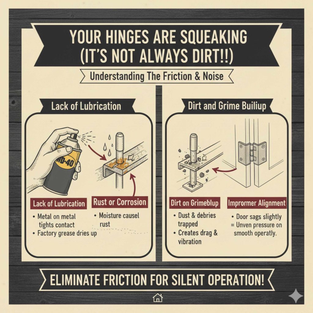 Why Your Hinges Are Squeaking