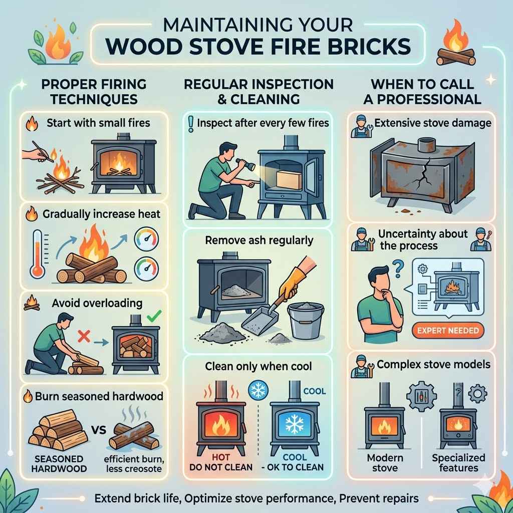 Maintaining Your Wood Stove Fire Bricks
